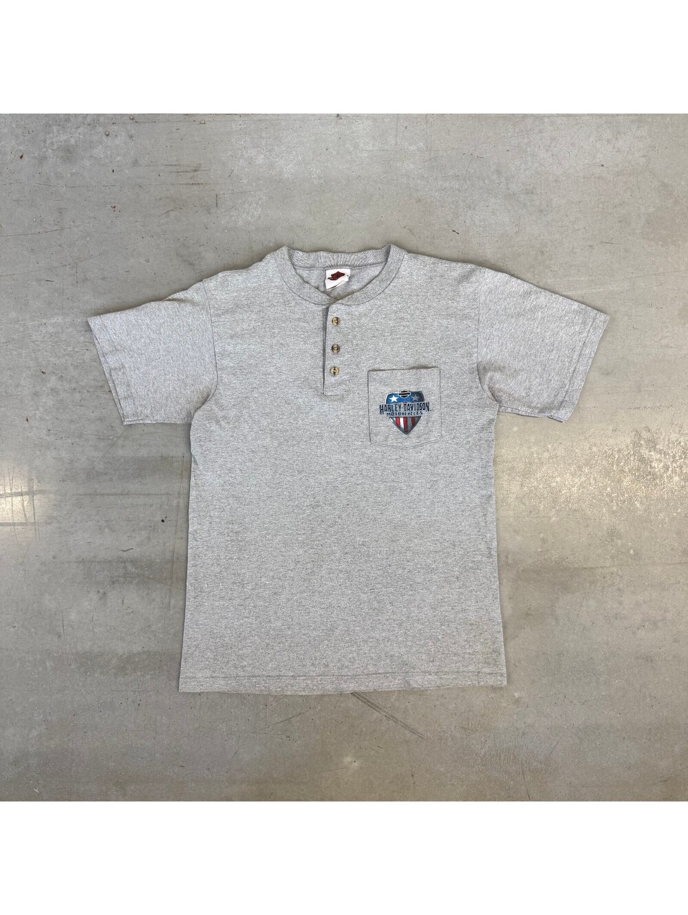 Vintage 2000s Harley Davidson Rapid City South Dakota Button up T-Shirt Medium